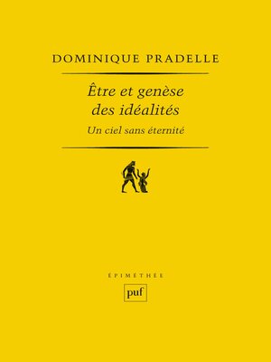 cover image of Être et genèse des idéalités
